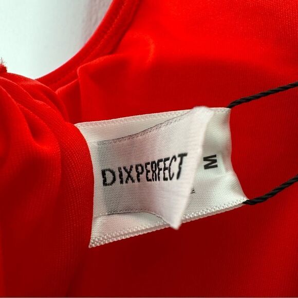 Dixperfect red one piece swimsuit size medium - Picture 6 of 6